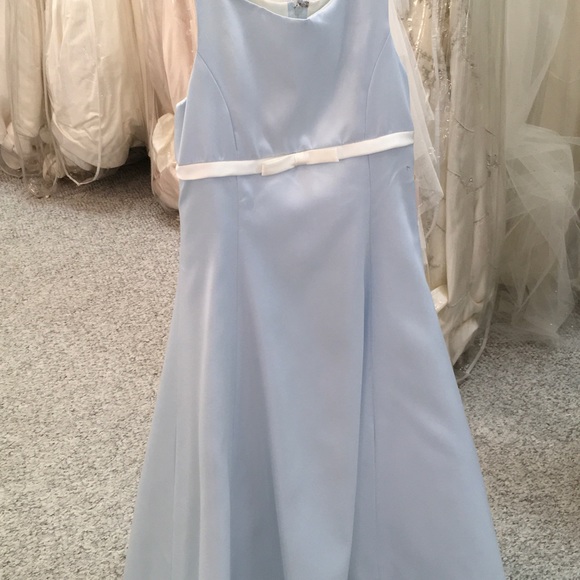 NWT flower girl dress in cloud blue, size 4 - Picture 4 of 4